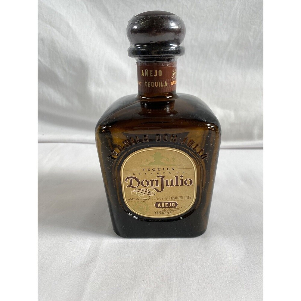 Empty New Don Julio ANEJO Tequila Bottle 750ml With Cork Topper 1942